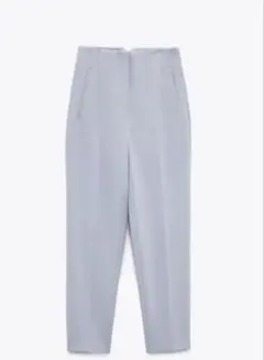 ZARA ライトブルー ハイウエストスラックス