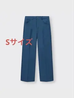 GU センタープレスストレートパンツRS