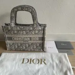 Christian Diorディオール★オブリーク　ブックトート　グレーミニのサムネイル