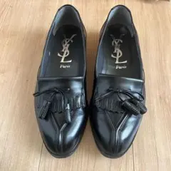 YVES SAINT LAURENT　イヴサンローラン タッセルローファー　黒