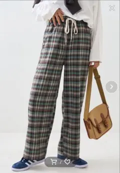 FREAK'S STORE フリークスストア イージーパンツ チェック柄