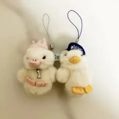 Aflac アヒル マスコット 2体セット　レア品