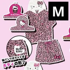 大人気　ハローキティ　上下セット　短パン　ドンキ　ヒョウ柄　ピンク　Mサイズ