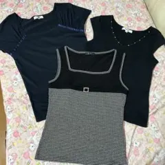 【お得な3点セット】可愛いトップス☆ナチュラルビューティーベーシック等