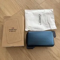【新品未使用】オゴン　フォンバッグ　ネイビー　ショルダー　財布　アルミ　軽量
