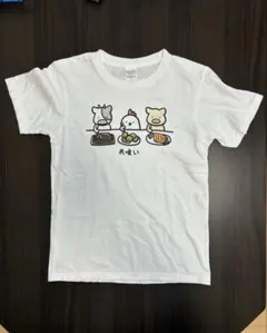 Printstar 共喰いイラストTシャツ ホワイト 150のサムネイル