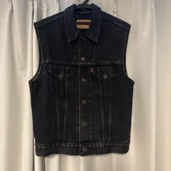 USA製　levis ベスト　blackデニム リバーシブル USA製 levis ベスト blackデニム リバーシブル USA製 levis ベスト