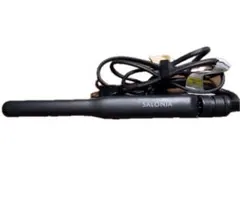 SALONIA サロニア ストレートアイロン ブラック 18mmポーチ付き