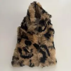 ラビットファーマフラー　エゴイスト　レオパード柄　ヒョウ柄　ファーマフラー