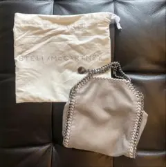 【美品】ステラマッカートニー ファラベラ タイニー トートバッグ ライトグレー