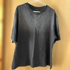 H&M オーバーサイズTシャツ ダークグレー