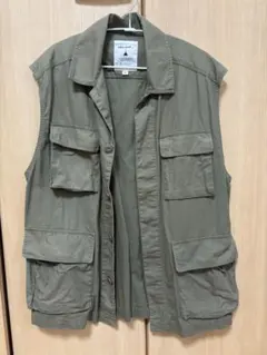 niko and ... ミリタリーベスト　カーキ