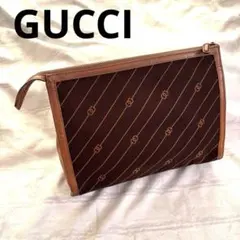 ニ*生様 GUCCI オールドグッチ 流れ星 GG柄 キャンバス×レザー メンズ