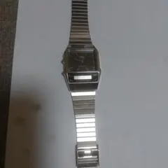 CASIO アナデジ 腕時計 シルバー