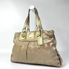 良品 COACH コーチ トートバッグ シグネチャー ハンドバッグ 肩掛けバッグ