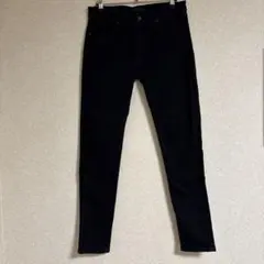 ユニクロ ウルトラストレッチスキニーフィットジーンズ ブラック w34