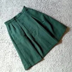 ✨ロペピクニック✨フレアスカート♡膝丈♡大人可愛い♡グリーン(３８)