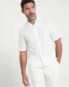 BRUNELLO CUCINELLI 半袖シャツ ホワイト XSのサムネイル
