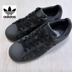 希少【アディダス 】スニーカー スーパースター XLG 黒 26.5 美品 厚底 