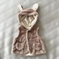 branshes ウサギ耳 フリースベスト