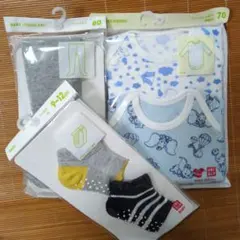 【新品】UNIQLO ベビー肌着 タイツ 靴下