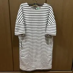美品　earth music & ecology ストライプ　チュニック