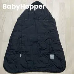 美品 ベビーホッパー 防寒ケープ マルチプルカバー エルゴ シンサレート 黒　①