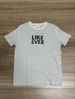 【美品】ZARA kids ボーダーロゴTシャツ 152cmレディースS〜M相当のサムネイル