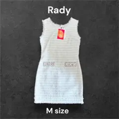 Rady ノースリーブ ツイード ミニワンピース Mサイズ タグ付き