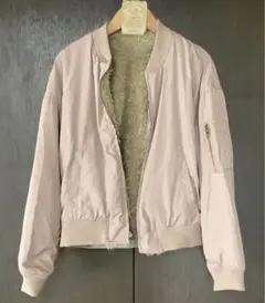 earth music&ecology ファーリバーシブルブルゾン　Sサイズ