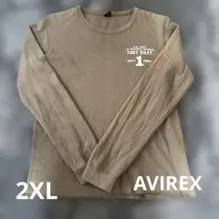 AVIREX U.S. ARMY 長袖カットソー 2XL