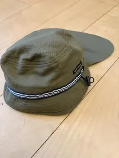 MIKI HOUSE ハット カーキ 50cm 日よけ付き メッシュのサムネイル