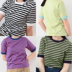 BEAMS BOY ボーダーTシャツ 半袖のサムネイル
