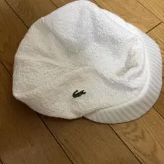 LACOSTE ホワイト ニット帽