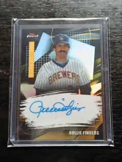 Topps Finest Rollie Fingers 直筆サインカード