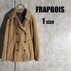 1441 FRAPBOIS フラボア　パックリボン　トレンチコート【1】