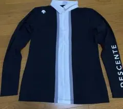 DESCENTE GOLF デサントゴルフ 長袖シャツ バイカラー サイズL