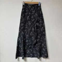 アーバンリサーチ HEYUMM フラワー 花柄 フリル ロング スカート Mのサムネイル
