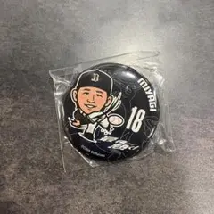 オリックス・バファローズ ガチャガチャ 最後まで熱く！ 宮城大弥 カンバッジ