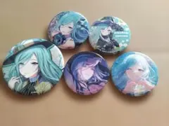 プロジェクトセカイカラフルステージ！ プロセカ 缶バッジ 5個 セット 日野森雫