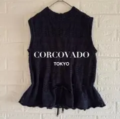 CORCOVADO｜コルコバード｜ノースリーブ ウエストドローコード カットソー
