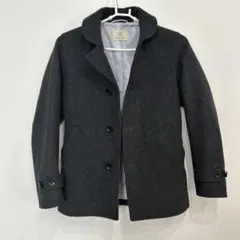 BEAUTY&YOUTH グレー ピーコート ウール