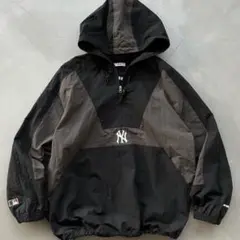 Perushu×MLB ナイロンアノラックプルオーバー 完売品 コラボジャケット