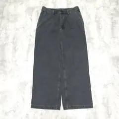 vintage ブラックデニム ワイドパンツ GU アーカイブ グランジ