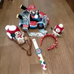 USJ キノピオ　パワーアップバンド　カチューシャ　ポーチ　マリオポップコーン
