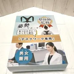 姿勢サポーター　現役整体師監修　姿勢 ベルト 猫背 デスクワーク専用