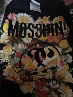 MOSCHINO COUTURE 花柄 ロゴ Tシャツのサムネイル