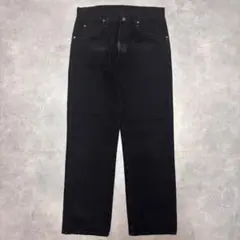 Wrangler ラングラー W33 ブラックデニム 黒 古着 18083