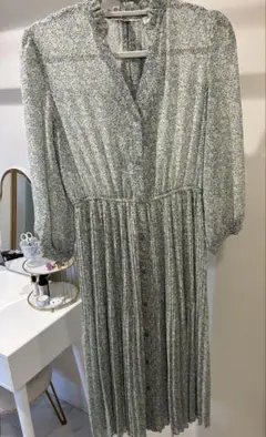 UNIQLO 花柄 ロングワンピース Mサイズ