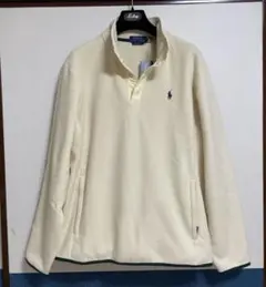 Polo Ralph Lauren アイボリー ハーフジップ M